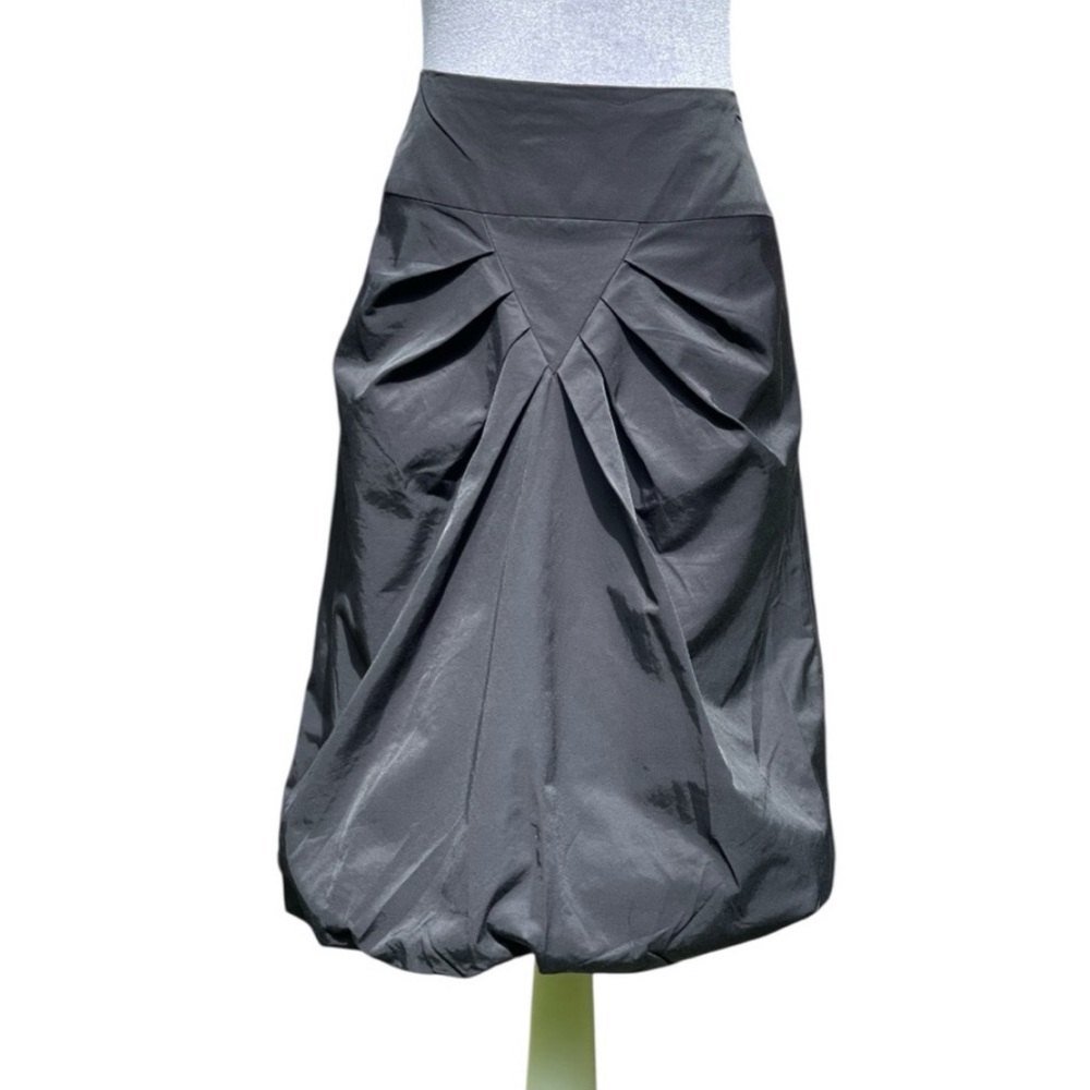 Architectural Bubble Skirt Black Avant Garde Designer XS S